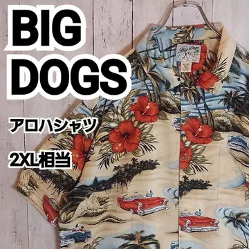 [ BIG DOGS ] 빅독스 알로하 셔츠 2XL 상당