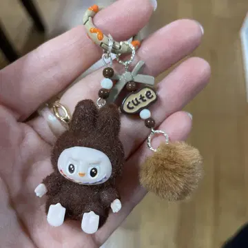 라부부 Labubu 키링 브라운 인기 귀여운