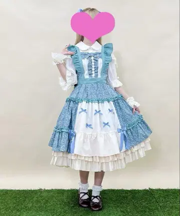 axes femme kawaii 허밍 플로라 점퍼스커트