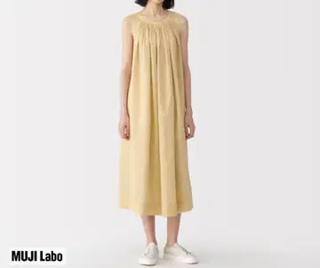 MUJI 라보 라미 슬리브리스 원피스