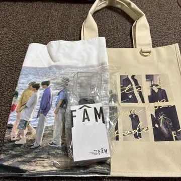 FAM 토트백 해변 디자인