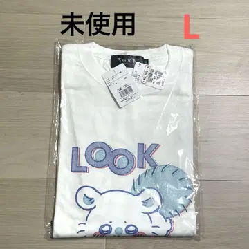 [새상품] 모몽가 T셔츠 L 사이즈 레트로 인쇄풍 치이카와 (먼작귀)