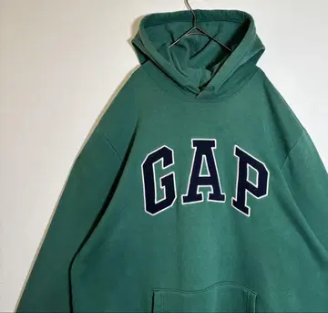 GAP 갭 자수 로고 속기모 후드티