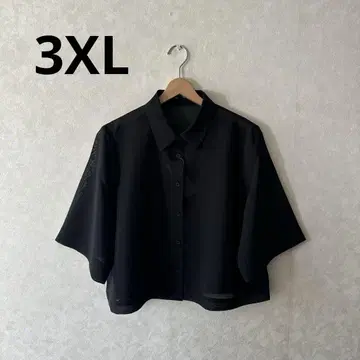 GU 여성용 시어 셔츠(5부 소매) Q 3XL 사이즈