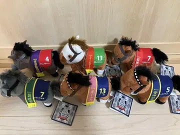 미사용 새상품 택 포함 서러브레드 컬렉션 마스코트 볼체인 11 총 6종