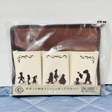 파이널 판타지 25주년 복권 C상 포켓 부착 티슈 박스 커버