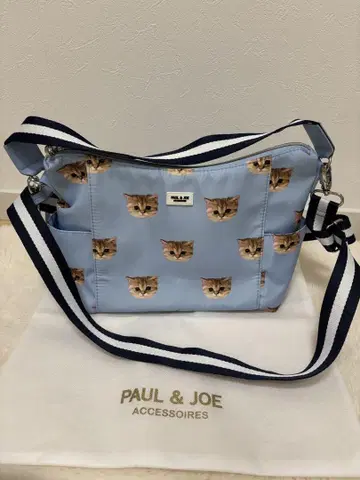 새상품 폴 앤 조 PAUL & JOE 2way 숄더백 고양이 패턴