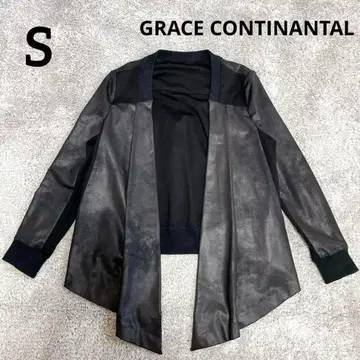 새상품급 그레이스 콘티넨탈 가디건 볼레로 도킹 블랙 S