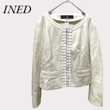 INED 이네드 노카라 자켓 9호 MADE in JAPAN