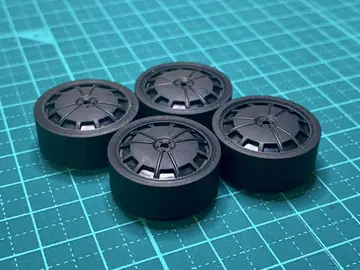 미니 사륜구동 페라 타이어 약 23.4mm 로우프릭션