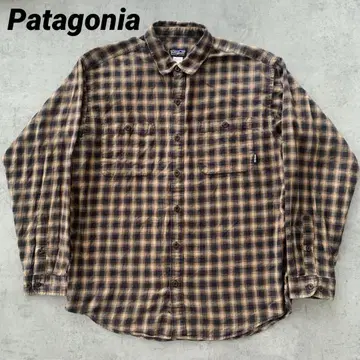 컨디션 최상 Patagonia 파타고니아 플란넬 셔츠 모로코