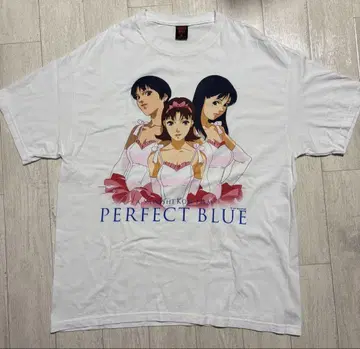 PERFECT BLUE T셔츠 화이트