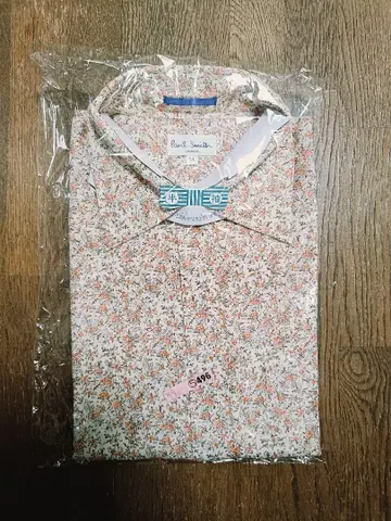 [새상품급] Paul Smith 폴 스미스 꽃무늬 반팔 셔츠 M 사이즈