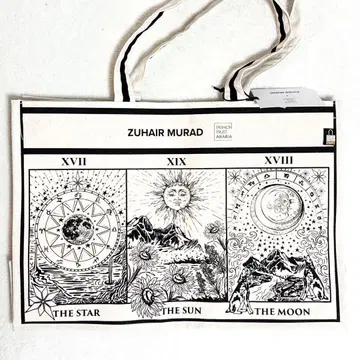 [미사용 새상품] ZUHAIR MURAD 토트백 화이트 발수 대용량