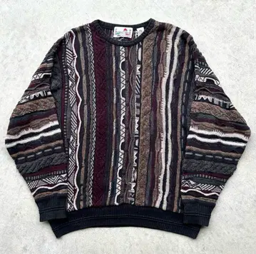 90s FLORENCE TRICOT 입체 3D 멀티 컬러 니트
