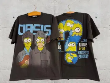 미사용 새상품 Oasis 심슨 티셔츠 XL Hanes