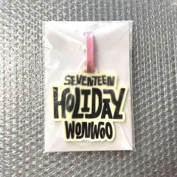 SEVENTEEN HOLIDAY 원우 러기지 택