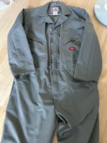 Dickies 그레이 오버롤 L 사이즈