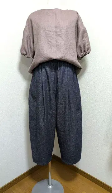 오카야마산 데님 [벌룬 팬츠] 핸드메이드