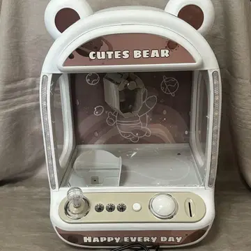 CUTES BEAR 뽑기 게임 UFO 캐처 USB 케이블 배터리