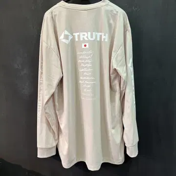 TRUTHJAPAN 오리지널 한정판 롱 슬리브 T셔츠