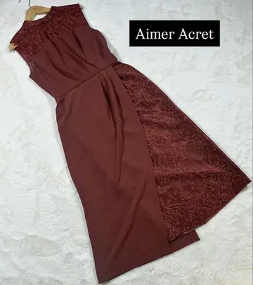 컨디션 최상 Aimer Acret 올인원 M 보르도 플라워 레이스