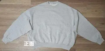 SHISHIKUI REMIRELIEF Brushed Crew 그레이 M