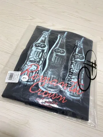 ROMANTIC CROWN 티셔츠 블랙 L 사이즈