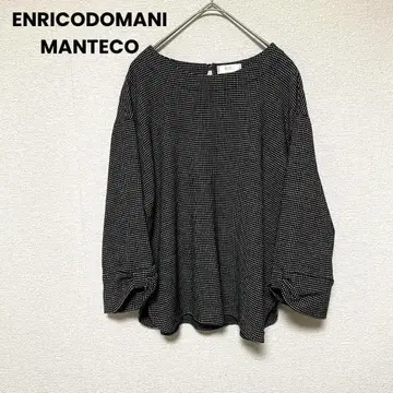 zo492 엔리코도마니 MANTECO/리본 7부 소매 티셔츠/상의