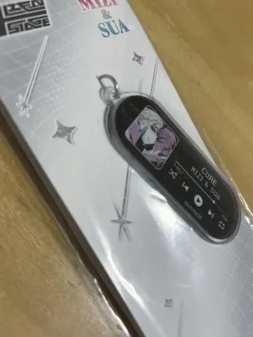 에이리언 스테이지 음악 플레이어풍 아크릴 키링 미지 스아