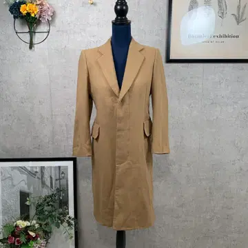 새상품급 남성용 롱 체스터 코트 S 사이즈 베이지