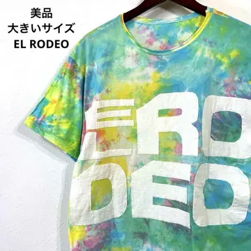 40 새상품급 빅 사이즈 EL RODEO 엘 로데오 타이다이 티셔츠