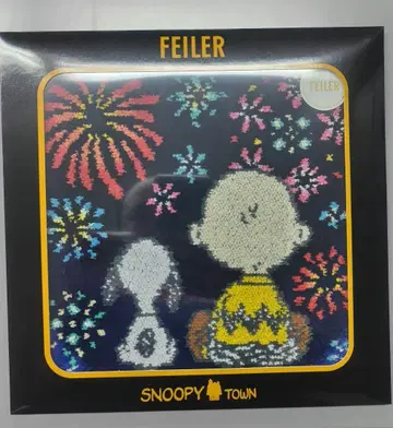 미개봉 새상품 페일러 손수건 SNOOPY 미사용 새상품 불꽃놀이