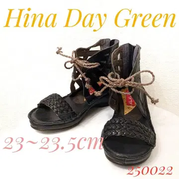 [새상품급] 히나데이그린 HinaDayGreen 샌들 부츠 M 23