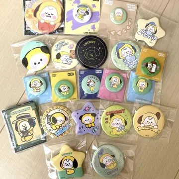 BT21 치미 chimmy 캔뱃지 묶음 판매