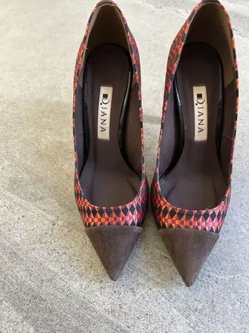 다이애나 멀티컬러 하이힐