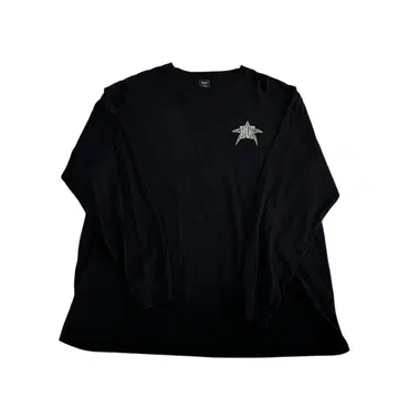 HUF 블랙 긴팔 티셔츠 XXL