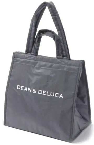 DEAN & DELUCA 보냉백 지퍼 쿨러백 그레이 L