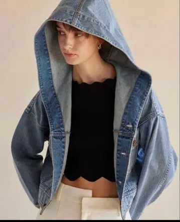 searoomlynn DENIM HOODIE 자켓