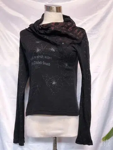 h.NAOTO anarchism forplus 후드 부착 긴팔 티셔츠