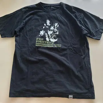 Foo Fighters 후 파이터즈 T셔츠 블랙 XL