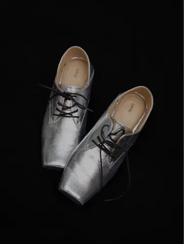 아메리빈티지 SQUARE TOE LACE UP LOAFERS