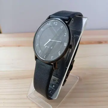 SEIKO agnes b 쿼츠 손목시계 SS/BK