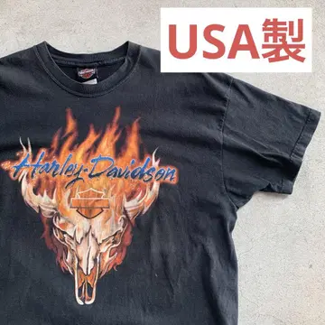 [ USA 제작 ] Harley-Davidson 버팔로 스컬 티셔츠