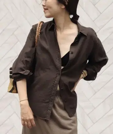 Plage Garment Dye 린넨 셔츠