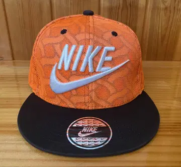 NIKE 나이키 캡 오렌지 x 블랙