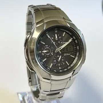 [ 새상품급/작동 ] CASIO 웨이브 셉터 WVA-500J 크로노그래프