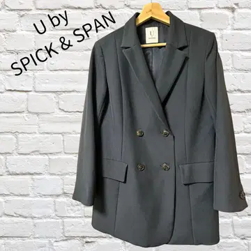 U by SPICK & SPAN 더블 자켓 네이비