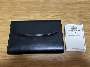 Whitehouse Cox 블랙 3단 폴더형 지갑, 새상품급