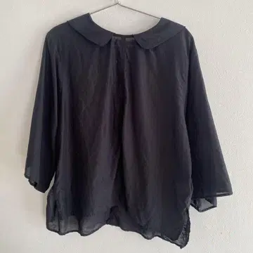 Koton 플랫 칼라 블라우스 코튼 실크